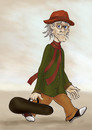 Cartoon: The violonist (small) by gartoon tagged the violonist