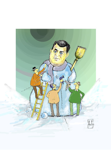 Cartoon: Dodik Milorad (medium) by Hule tagged bosnien,und,herzegovina