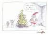 Cartoon: Weihnachten in der Zukunft? (small) by darkoarts tagged weihnachten,sommer,klima
