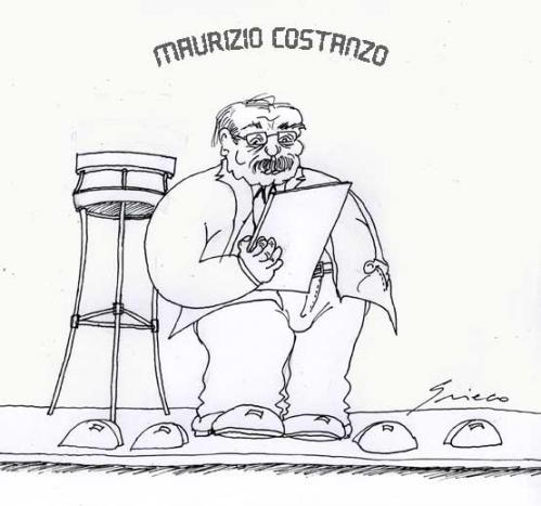 Cartoon: Maurizio COSTANZO (medium) by Grieco tagged grieco,maurizio,costanzo