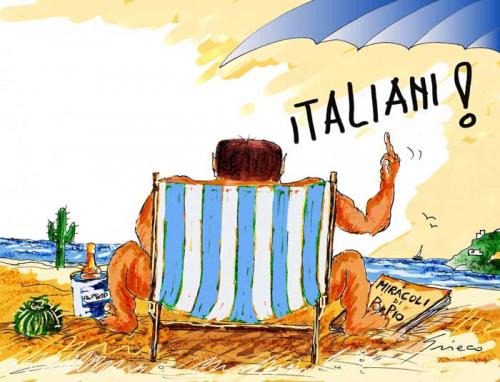 Cartoon: The Italian Politics (medium) by Grieco tagged grieco,berlusconi,italiani,politica