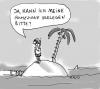 Cartoon: Homezone (small) by Tobias Schülert tagged handy homezone insel