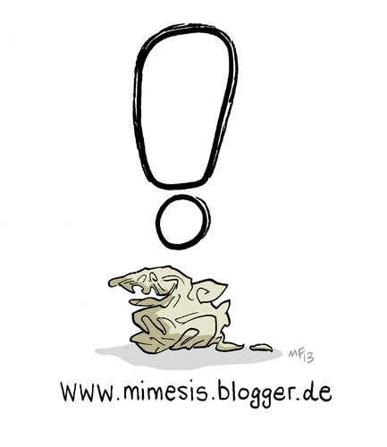 Cartoon: Dinge werden zu Lebewesen! (medium) by MarcoFinkenstein tagged dinge,lebewesen,wesen,fundstücke,tiere,mimesis