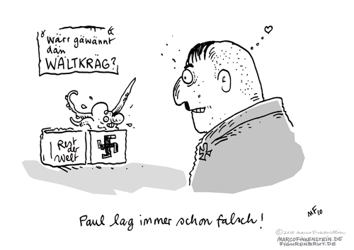 Cartoon: Paul (medium) by MarcoFinkenstein tagged paul,wm,krake