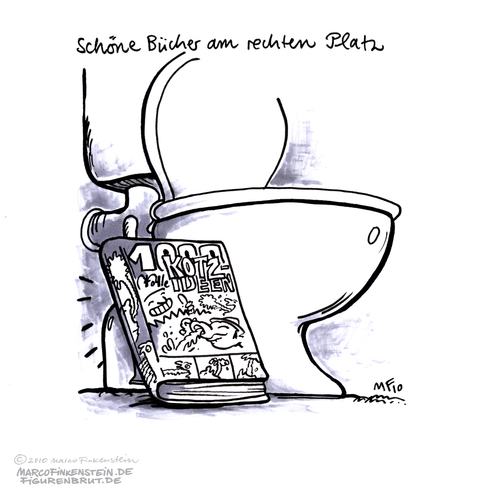 Cartoon: Schöne Bücher (medium) by MarcoFinkenstein tagged kotzen,klo,buch,ratgeber,1000,ideen,nationalitäten,coffeetablebooks