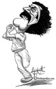 Cartoon: India Sachin Tendulkar Ian Bell (small) by crowpoint tagged india,sachin,tendulkar,ian,bell,lillee,cricket,ashes,fast,bowling,bodyline,aussie,australia,england,clarke,urn,oval