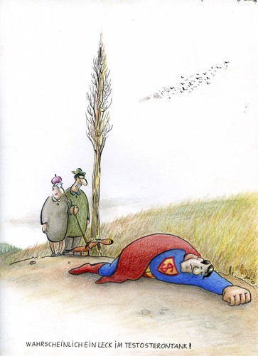 Cartoon: superman (medium) by Petra Kaster tagged größenwahn,machos,amerika,gier,herbst,lebenskrise,wirtschaftskrise,finanzkrise,supermann,testosteron,supermann,finanzkrise,wirtschaftskrise,lebenskrise,herbst,gier,amerika,machos,größenwahn