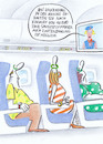 Cartoon: druckabfall (small) by Petra Kaster tagged urlaub,reisen,flugzeuge,flugreisen,billig,airlines,preisdumping,tourismus