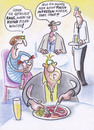 Cartoon: fleischverbot (small) by Petra Kaster tagged fleisch,wurst,gastronomie,ernähtung,krebs,krebsrisiko,lebensmittelindustrie,verbote