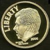 Cartoon: Reagan on a dime (small) by Gpac tagged reagan,coin