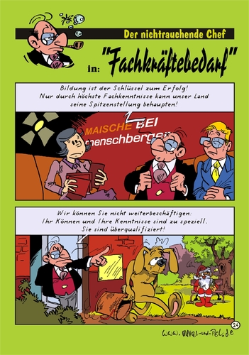 Cartoon: Der NRC in Fachkräftebedarf (medium) by Marcel und Pel tagged fachkräftebedarf,fachkräftemangel,bildung,spezialisierung,spezialisten,überqualifiziert,ostern,osterhase,talkshow,geschwätz,manager,chef,fachkräftemangel,bildung,spezialisierung,spezialisten,überqualifiziert,ostern,osterhase,talkshow,geschwätz,manager,job,büro