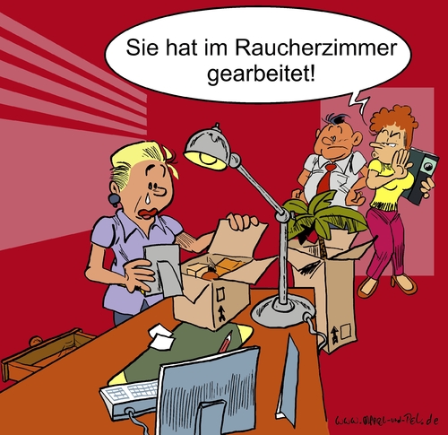 Cartoon: Nichtraucherschutz (medium) by Marcel und Pel tagged nichtraucherschutz,arbeitsplatz,raucherzimmer,rauchverbot,tabakverbot,kündigung,verbote,verbotspolitik,bevormundung,umerziehung,umerziehung,verbote,kündigung,tabakverbot,rauchverbot,raucherzimmer,arbeitsplatz,nichtraucherschutz,arbeit,job,rauchen,nichtraucher,gesundheit