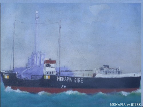 Cartoon: Menapia (medium) by jjjerk tagged menapia,irish,ireland,ship,sea,shipping,caricature,cartoon,wexford