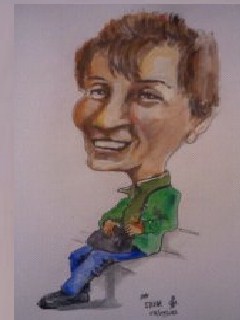 Cartoon: Mrs Smith (medium) by jjjerk tagged mrs,smith,cartoon,caricature,coolock,library,art,group,ireland,irish