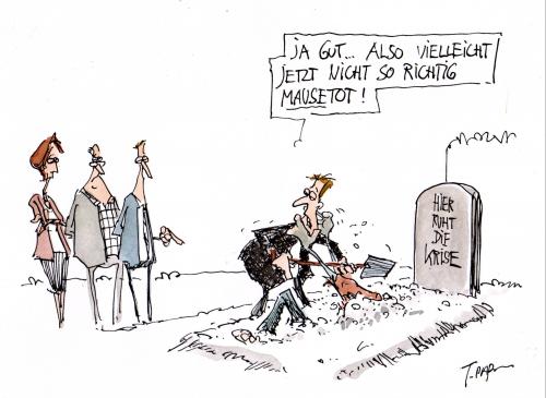 Cartoon: no title (medium) by plassmann tagged krise,wirtschaft