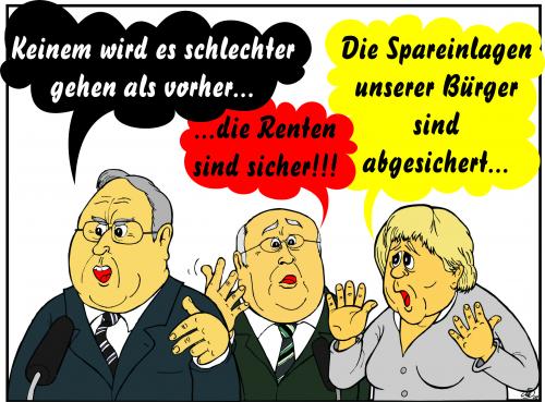 Cartoon: CDU in stolzer Tradition (medium) by MiS09 tagged cdu,politikversprechen,renten,wohlstand,stolze,tradition