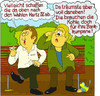 Cartoon: Gedanken zu Hartz 4 (small) by MiS09 tagged wahl,hartz4,banken,krise,arbeitslos,zukunft