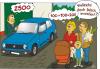 Cartoon: Konjunkturpaket (small) by MiS09 tagged automobilindustrie,abrackprämie,konkunkturpaket,krise,kindergeld,kinderbonus,familienpolitik,umweltprämie