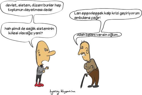 Cartoon: Anarsi (medium) by bgurcay tagged anarchy,cartoon,comic