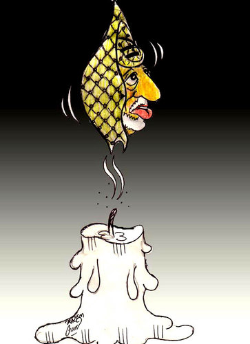 Cartoon: arafat (medium) by Hossein Kazem tagged arafat