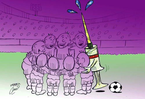 Cartoon: doping (medium) by Hossein Kazem tagged doping