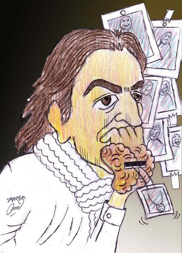 Cartoon: oguz gurel (medium) by Hossein Kazem tagged oguz,gurel