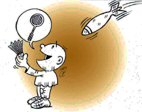 Cartoon: rocket (medium) by Hossein Kazem tagged rocket