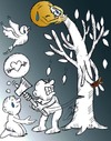 Cartoon: bye tree (small) by Hossein Kazem tagged bye,tree