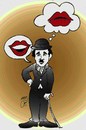 Cartoon: chaplin (small) by Hossein Kazem tagged chaplin