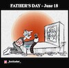 Cartoon: father day (small) by Hossein Kazem tagged father,day