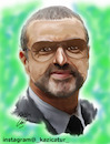 Cartoon: George Michael (small) by Hossein Kazem tagged george,michael