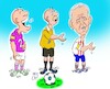 Cartoon: If Biden is a football player (small) by Hossein Kazem tagged if,biden,is,football,player