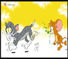 Cartoon: jerry v tom (small) by Hossein Kazem tagged jerry,tom,corona