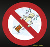 Cartoon: no smoking (small) by Hossein Kazem tagged no,smoking