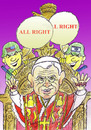 Cartoon: pope in 2012 (small) by Hossein Kazem tagged pope,in,2012