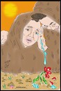 Cartoon: tear of afghanian girl (small) by Hossein Kazem tagged tear,of,afghanian,girl