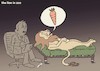 Cartoon: the lion in zoo (small) by Hossein Kazem tagged lion,zoo,soul