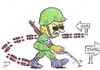 Cartoon: usa in iraq (small) by Hossein Kazem tagged usa,in,iraq
