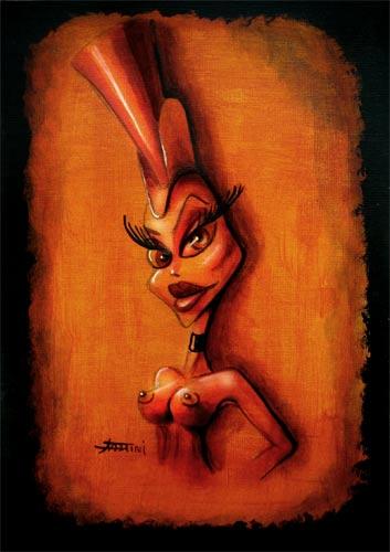 Cartoon: cartolete (medium) by fabrini tagged acrylic,on,canvas