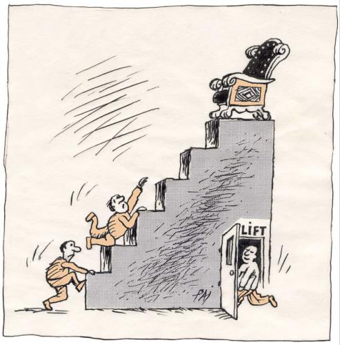 Cartoon: climbing (medium) by penapai tagged elevator,könig,thron,macht,gier,gierig,ruhm,erfolg,nachfolger,vorsitzender,kandidaten,kandidat,konkurrenz,wahlkampf,wahlen,wahl,konkurrenten,wettkampf,ziel,lift,aufzug,fahrstuhl,betrug,strategie,schlau,clever,vorteil,nachteil,schnelligkeit,regierung,politiker,betrügen