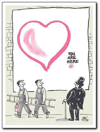 Cartoon: not love (medium) by penapai tagged love,liebe,plakat,plakatieren,herz,beziehung,partnerschaft,kalt,stadtplan,orientierung,gefühle,gefühlskalt