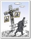 Cartoon: crucifixion (small) by penapai tagged religion