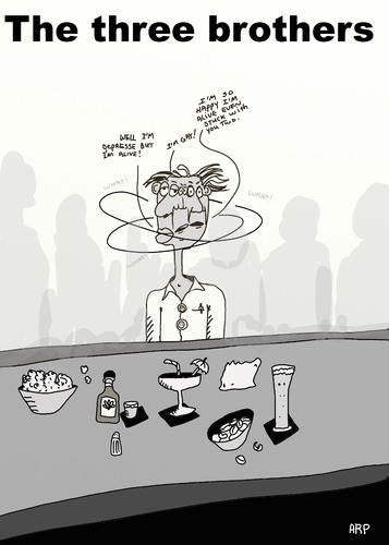 Cartoon: Awkward (medium) by tonyp tagged arp,brothers,triplets,gay,weird,arptoons