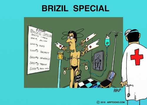 Cartoon: Brizil special (medium) by tonyp tagged arp,olympic,games,shots