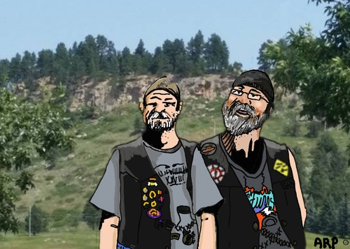 Cartoon: Brothers (medium) by tonyp tagged arp,brothers,in,mountains,arptoons