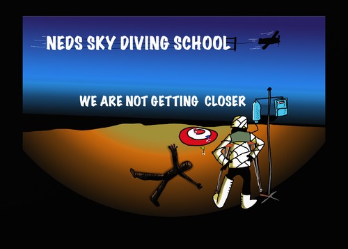 Cartoon: Do not go there (medium) by tonyp tagged arp,needs,sky,diving,school