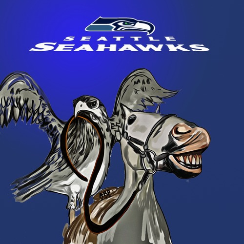 Cartoon: Go Seahawks (medium) by tonyp tagged arp,football,super,bowl,tonyp,arptoons