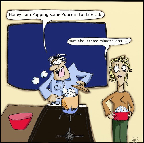 Cartoon: Pop corn freaks (medium) by tonyp tagged arp,arptoons,popcorn