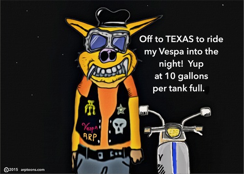 Cartoon: Vespa Biker Gang (medium) by tonyp tagged arp,biker,vespa,bad,gangs,arptoons