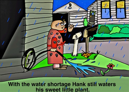 Cartoon: Watering ManWACOM (medium) by tonyp tagged arp,watering,flowers,shortage,arptoons
